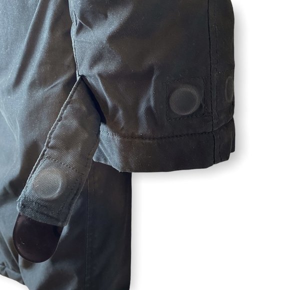 TNA Black Aspen Parka Long Brown Fur Trim Winter Jacket - Picture 11 of 16